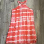 PaperMoon NWT  brand dress featuring a pink and white tie-dye pattern size M Photo 11