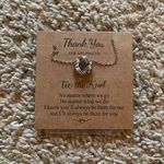 ‼️Thank You for Helping Us Tie the Knot Necklace‼️ Silver Photo 0