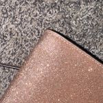 Kate Spade NWT Rose Gold Glitter Tinsel Envelope Flap Crossbody Photo 7