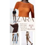 ZARA  Baby Doll Oversized Boxy Short Sleeve Pleated Mini Shirt Dress L Black Photo 1