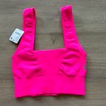 Free People Movement Karma Square Neck Bra in Hot Pink Photo 1