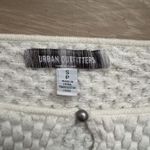 Urban Outfitters  White Textured Knit Cut-Out Cardigan Photo 4