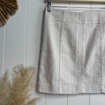 Free People mini skirt stretchy pinstripe boho preppy 28 Photo 1