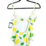 Kate Spade NWT  Lemon Print One Piece Swimsuit White Yellow Photo 2