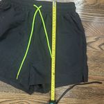 Black Shorts with Neon Green Drawstring Size M Photo 4