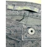 ZARA  Premium Denim Paisley Velvet Skinny Pant size 6 Photo 4