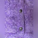 C.J. Banks Corduroy Jacket Size 2X Lavender With swirl Pattern. Purple Photo 1