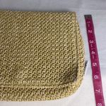 Philosophy Tan Woven Clutch with Tassel Photo 10
