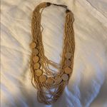 Elegant Beige Beaded Necklace Photo 1