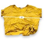 Madewell  Raelynn‎ Long Sleeve Gold Yellow Wrap Tie Top Size S Photo 10