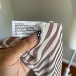 A New Day Striped Mauve Pink Sheer Blouse Size XL Photo 5