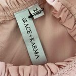 Grace + Karma Pink Babydoll Swing Long Sleeve Blouse M Size M Photo 8