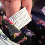 Betsey Johnson Crossbody Shoulder Bag Floral Multicolor Quilted Flap Chain New Photo 8