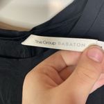 Babaton  The Group Pima Cotton Black Crewneck Tee Size Small Photo 2