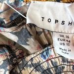 Topshop Yellow and Black Floral Mini Dress Photo 9