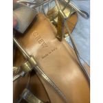 J.Crew Metallic Gold Leather Lace Photo 2