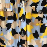 Diane Von Furstenberg 100% Silk Button Down Short Sleeved Cargo Pocket Dress Photo 5