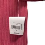 Ophelia Roe  Women's XL Maroon Textured 3/4 Sleeve Ruched Knit Sleeve Top Blouse Photo 2