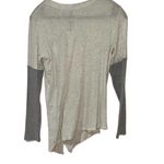 Red Haute LONG SLEEVE ANGLED WAIST PULLOVER TOP MEDIUM Photo 1