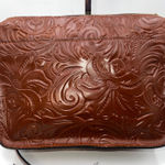 Patricia Nash Florence Embossed Florentine Leather Crossbody Bag Brown Photo 0