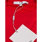 Tibi  Midi Red Open Back terry Sweatshirt Dress small Photo 2