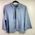 a.n.a Women's  Small Light Blue Cropped Hoodie Photo 0