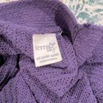 Terra & Sky  Purple Women's knit Sweater Cardigan with pockets size 2X/20W-22W Photo 4
