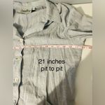 Boho Lagenlook Goddess Gear Ruffle Hemp and Organic Cotton Jacket Blue Size L Photo 3