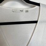 Wilfred Free  White Oversized V Neck Sweater Sz Medium Photo 6