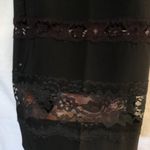 Cache Stretch Black Pant Flat Front Lace Bottom No Waistband Size 4/6 $118 Photo 10