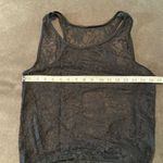 Women’s Black Top with Black Lacy Tank Underneath Batwing Sleeves Size M NEW Size M Photo 8