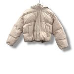 Sebby ‎ Hooded Puffer Coat Women’s Size XS Beige Cream Oversized Winter Jacket Photo 1