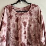 Athleta Sweatshirt Palermo Pink Sundown Tie-Dye Crew Neck Sweatshirt Sz 3X EUC Photo 4