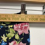 Jones New York Women 100% Silk Sz 16 Skirt Black Floral Print Midi Dark Academia Photo 6