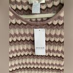 Design History - NWT | Chevron Sweater T- With Open Knit & Ribbed Trim Photo 8
