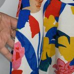 J.Crew Pintucked Midi Skirt Lined Morning Floral Size 8P Red Photo 6