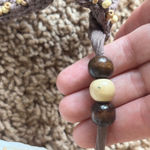 JMP The Label Coco Brown Contrast Cali Crochet Bikini Swim Top Medium NEW NWT Photo 6