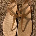Crocs Sandals Gold Photo 0
