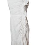 Parker  Eyelet Asymmetrical Cotton Dress Size 6 Photo 2