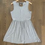 Old Navy Sleeveless Fit & Flare Jersey Knit Dress in Heather Grey Size Medium Photo 0