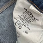 BLANK NYC  The Lexington Slim Straight Split Leg High Rise Jeans Photo 10