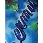 Carol Little Sport Hawaiian Floral Print Blouse Top Size M Medium Cruise‎ Wear Photo 5