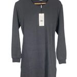 THAKOON Sweatshirt Open Back dress Size Small Gray Photo 3