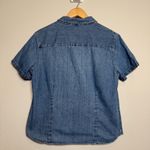 Gap Vintage Denim Short Sleeve Button-Up Shirt Photo 3