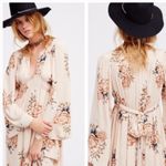 Free People Wild Laurel Maxi Dress Floral Long Sleeve Boho Size XS Photo 7