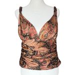 Carmen Marc Valvo Carmen‎ Marc Valvo Sateen and Beaded Evening Top Sz 12 Photo 1