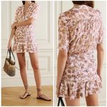 Veronica Beard ππ Dakota Dress Silk ~ Blush Multi-Color Floral Print 4 NWOT Photo 9