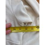 Evereve  Quarter Zip Sweatshirt Cream Color Block Stripes Size M Photo 5