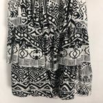 HAVE Womens Mini Dress Medium Linen Blend Festival Coastal Cowgirl Rodeo Country Black Photo 7