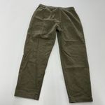 J.Crew J. Crew Pants Womens Size 4 Green Linen Cotton Blend Drawstring Photo 2